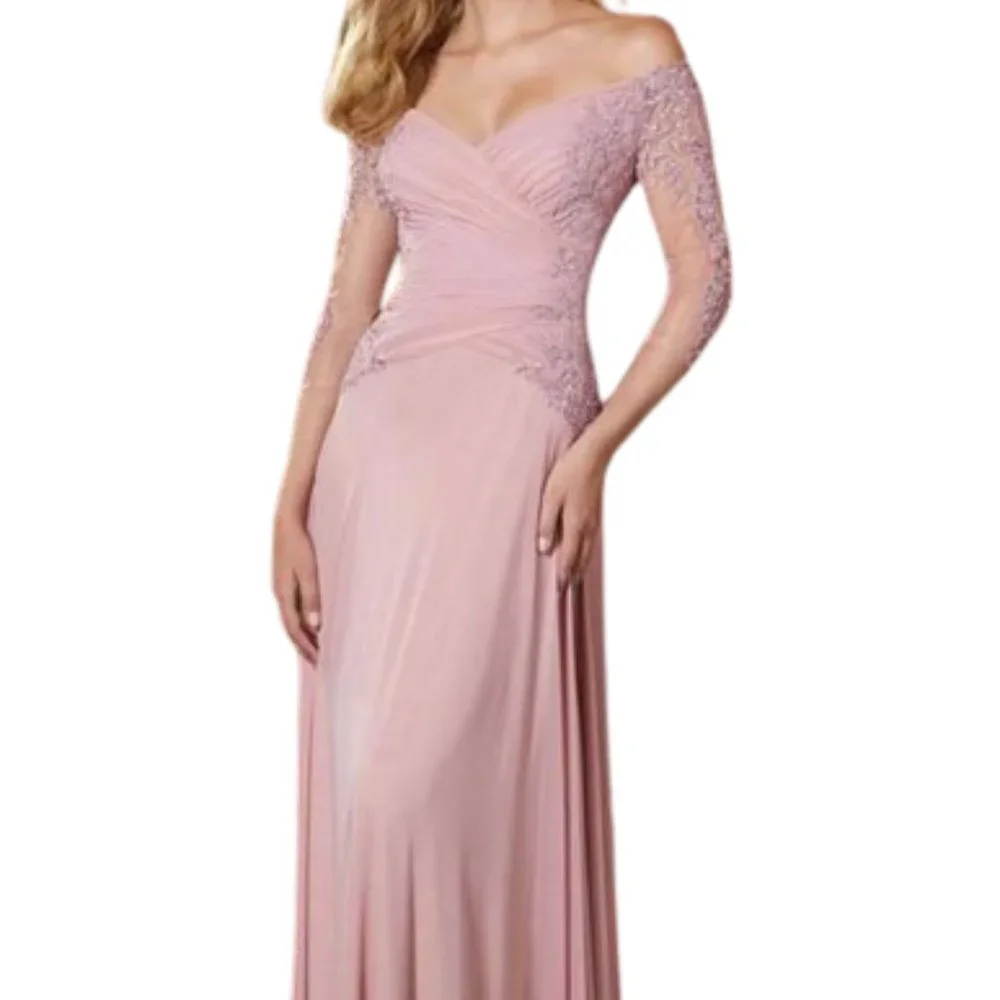 MGNY By Mori Lee 71921SC Mother of the Bride Dress Pink Size 12